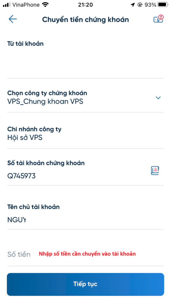 chungkhoanvn nhap so tai khoan chung khoan vps png